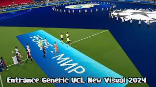 Entrance Generic UCL New Visual 2024  PES 2021 amp Football Life 2024 [upl. by Anelrihs]