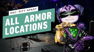 Ratchet amp Clank Rift Apart  ALL ARMOR LOCATIONS [upl. by Ronnholm]