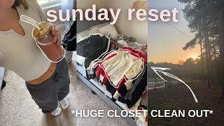 sunday reset closet cleanout [upl. by Nerdna961]