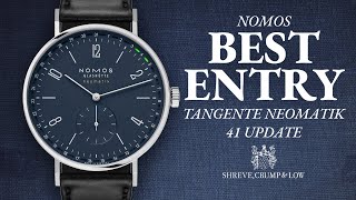 Best Entry Level Watch Nomos Tangente Neomatik 41 Update Midnight Blue [upl. by Crescen54]