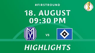 DFBPokal 202425 Round 1  SV Meppen vs Hamburger SV  DFB Pokal Highlights  August 18 2024 [upl. by Glyn]