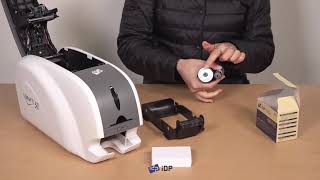 IDP SMART Printer Ribbon Installation [upl. by Pachton]