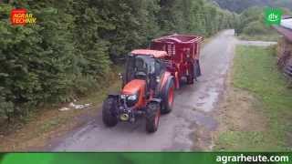 Kubota M7060 Traktor im AGRARTECHNIKMaschinentest [upl. by Nihi381]