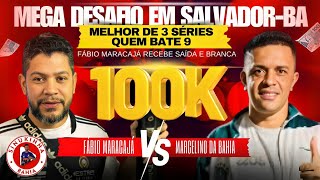 FÁBIO MARACAJÁ X MARCELINHO DA BAHIA VALENDO 100 MIL NA MELHOR DE 3 SERIE [upl. by Rexfourd679]