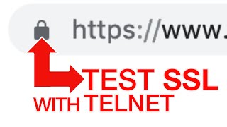 How to test HTTPS SSL Websites with Telnet [upl. by Johnnie]