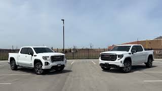 Refreshed 2022 GMC Sierra AT4 and 2020 GMC Sierra AT4 Comparison [upl. by Pearle]