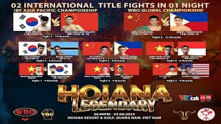 🔴Live Hoiana Legendary – WBO International Title Match [upl. by Enitsyrk765]