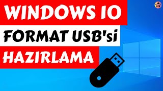 Rufus ile Windows 10 Format USBsi Hazırlama 2024 Windows 10 USB Kurulumu [upl. by Eniffit]