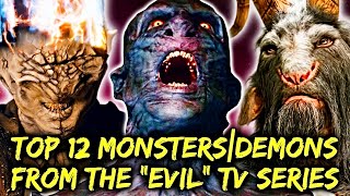 12 Most Terrifying MonstersDemons From The quotEvilquot TV Series  Explored [upl. by Nojed]