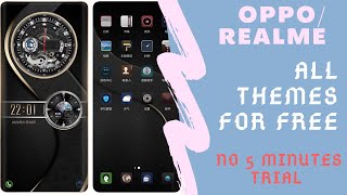 Oppo amp RealMe Theme Store Free Theme Download  Fix 5 Minutes Trial Permanently  English Tutorial [upl. by Paige]