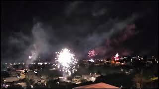 Ponce 🦁 Puerto Rico 🇵🇷 fuegos artificiales 🔥🎉Despedida de año 20232024 🥳 [upl. by Ytirahc629]