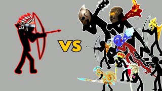 Toxophilite Leader vs All Charaters  Stick war legacy  Stick Night Gamig [upl. by Querida973]