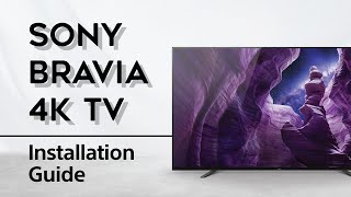 How to Connect SONY BRAVIA TV to Wired Internet Network [upl. by Mera]