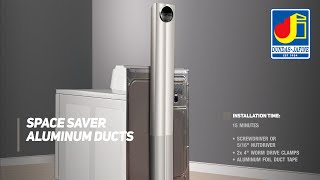 Space Saver Aluminum Dryer Duct [upl. by Jamel]