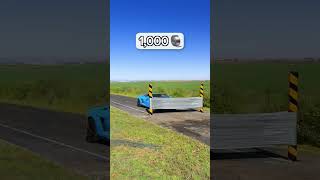 Lambo Versus Foil Tape automobile beamng mrbeast shorts [upl. by Yeleak502]