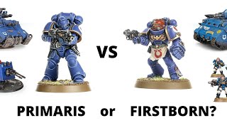 Primaris or Firstborn  Which Space Marines to Play in Warhammer 40K [upl. by Nanerb]