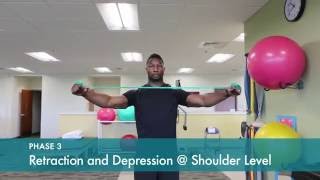 Scapular Muscle Rehabilitation  PHASE 3  Shoulder Blade Strengthening Exercises [upl. by Atnwahs]