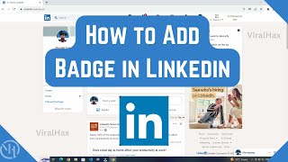 How to Add Badge to Linkedin Profile  Add Credly Badge to Linkedin [upl. by Kensell806]