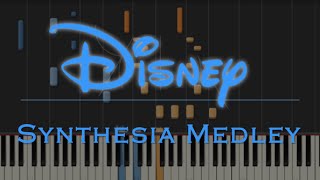 Disney 90s Medley  Synthesia  Aladdin Lion King etc [upl. by Deb22]