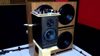 Testing On SB Acoustics Speakers  2 Way 4th Order Custom Passive Xover [upl. by Anreval572]