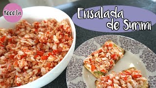 Receta Botana ¡Ensalada de Surimi [upl. by Elonore]