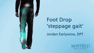 Foot Drop quotsteppage gaitquot [upl. by Liahcim]