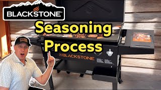 Blackstone Griddle Seasoning Process  How To Season A New Blackstone Griddle [upl. by Romilly]