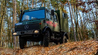 Unimog Doppelkabine U1250  OM366  Neues Reisemobil  Expedition  Selbstausbau Geländetest [upl. by Ellenaj]