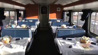 interior walk through of Amtrak train California Zephyr [upl. by Kilian]