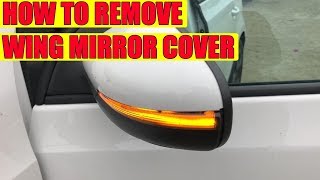 How To Fit Wing Mirror Glass With Backing Plate [upl. by Lay]