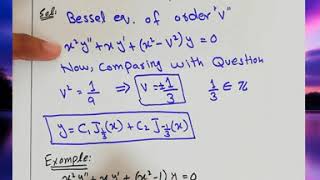 Bessels Equation  Differential Equation [upl. by Janette399]