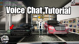 How To Install VOICE CHAT in GTA Mzansi Online SAMP for PC  kasi vibes roleplay legacy edition [upl. by Spiegelman]