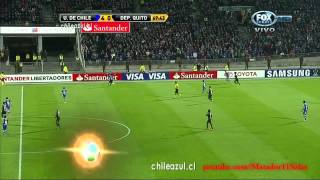 U de Chile 60 Deportivo Quito HD Copa Libertadores 2012 ADN Radio Relatos Trovador del Gol [upl. by Swamy175]