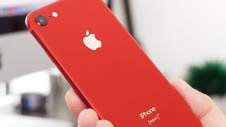 Product RED iPhone 8 Unboxing amp First Impressions [upl. by Laersi]