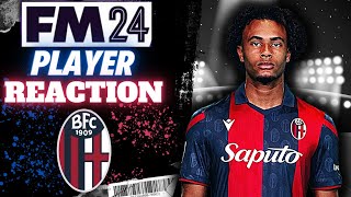 FM24 Bologna FC 1909 Player Reaction [upl. by Lemraj285]