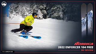 2022 Nordica Enforcer 104 Free Ski Review with SkiEssentialscom [upl. by Lamag571]