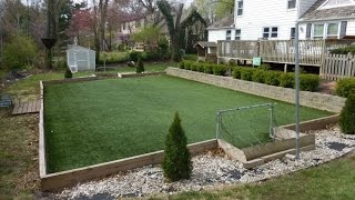 How to Make a Backyard Artificial Turf Field [upl. by Inasah]