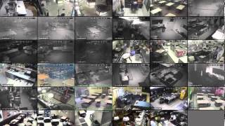 Witson CCTV System CMS seven 7 remote sites live view test full screen [upl. by Eimmac]