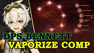 C6 Bennett Main DPS  Vaporize Composition Test on Abyss Floor 12 Geovishaps  Genshin Impact [upl. by Sidhu]