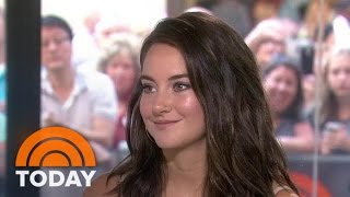 Shailene Woodley On ‘Snowden’ Whether She’ll Do Next ‘Divergent’ Film  TODAY [upl. by Itin]