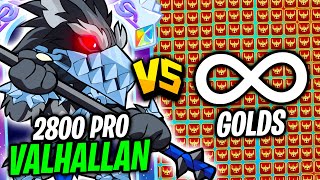 1 Pro Valhallan Mordex vs Infinite Golds HOW MANY CAN HE BEAT [upl. by Kilar]