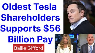 Baillie Gifford Tesla Shareholders Backs 56 Billion Pay Package [upl. by Witt88]