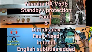 Yamaha RXV673 Receiver Internal Error  Error 4000  No Model Info Full Repair [upl. by Theressa]