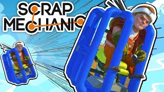 Scrap Mechanic CREATIONS  GREATEST HUMAN LAUNCHER 25 WAshDubh  Gameplay [upl. by Odravde]