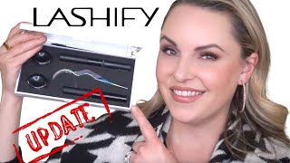 How to REUSE LASHIFY Lashes Wear Makeup amp New Set  2 Month Update [upl. by Shenan151]