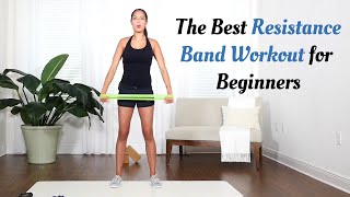 Resistance Band Workout for Beginners A 10 Minute Workout with Marin [upl. by Titos]