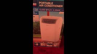 ARLEC portable Air Conditioner 12000 BTUh 335kw review homebase [upl. by Erik]