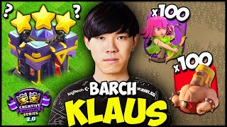 Klaus Doing the IMPOSSIBLE vs MAXED Base in Clash [upl. by Jerry]