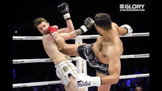 GLORY 66 Hamicha vs Adam Hadfield  Full Fight [upl. by Lesly]