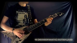 10 Neogeofanatic guitar licks to play [upl. by Rawlinson608]